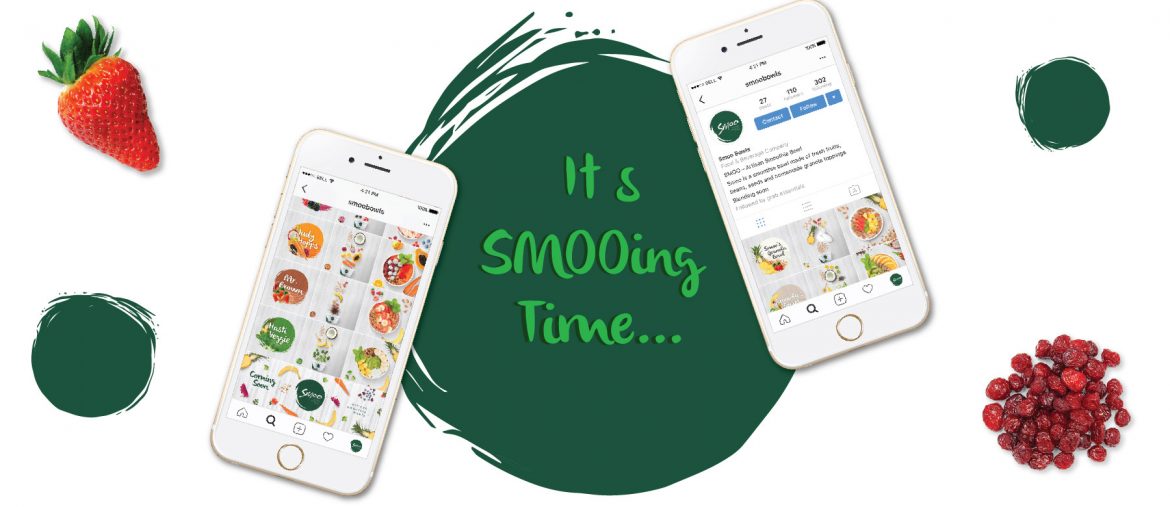 Smoo bowls social Media Management by Grab Essentials