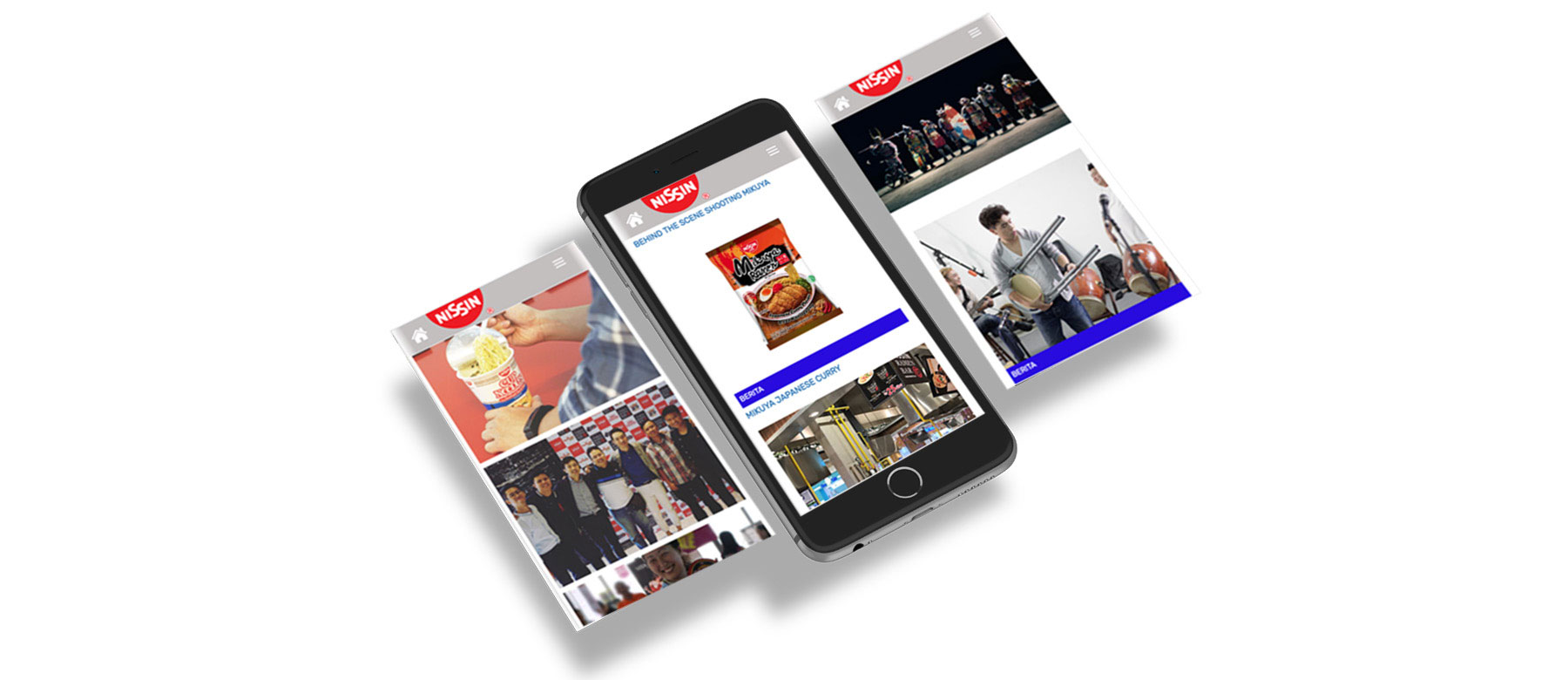 Nissin Corporate Website by Grab Essentials